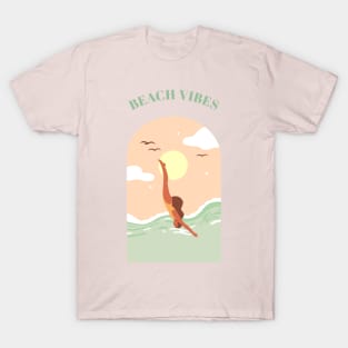 Beach Vibes Beach Babe Summer of Love Summertime T-Shirt